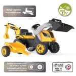SMOBY BUILDER MAX TRACTOR+TRAILER 710304 - Image 2
