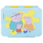 STOR : PEPPA PIG CORE 2022 - STAINLESS STEEL CLAMP RECTANGULAR SANDWICH BOX 1100ML 13956