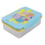 STOR : PEPPA PIG CORE 2022 - STAINLESS STEEL CLAMP RECTANGULAR SANDWICH BOX 1100ML 13956 - Image 2