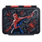 STOR : MARVEL SPIDERMAN BLACK BOARD - STAINLESS STEEL CLAMP RECTANGULAR SANDWICH BOX 1100ML 101860