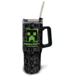 STOR :  MINECRAFT SQUARED PATTERN - YOUNG ADULT DW XL INSULATED STAINLESS STEEL - RAMBLER MUG 75643