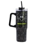 STOR :  MINECRAFT SQUARED PATTERN - YOUNG ADULT DW XL INSULATED STAINLESS STEEL - RAMBLER MUG 75643 - Image 3