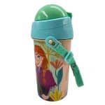 GIM FD PLASTIC WATER BOTTLE WITH STRAW 500ML FROZEN 551-43209 - Image 2