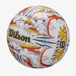 WILSON GRAFFITI PEACE VOLLEYBALL WHITE/ORANGE V4006901XBOF - Image 5