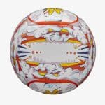 WILSON GRAFFITI PEACE VOLLEYBALL WHITE/ORANGE V4006901XBOF - Image 6