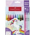 FABER CASTELL FELT TIP PEN UNICORN WALLET FA554213
