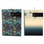 BMU NOTEBOOK A4 SPIRAL 2 SUBJECTS MAUI CHAOS 339-18440