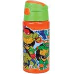 GIM ALUMINUM FLIP WATER BOTTLE NINJA TURTLES 500ML 555-50248
