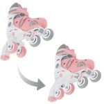 GLOBBER INLINE SKATE 2 IN 1 NO 30-33 PASTEL PINK 783-210 - Image 2