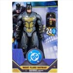 SPIN MASTER DC : BATMAN -  NIGHT FLARE BATMAN LIGHTS AND SOUNDS 12 ACTION FIGURE 6073931