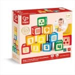 HAPE EARLY EXPLORER WOODEN BLOCKS SMART START 10PCS E0131K