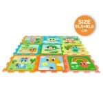 MOLTO GUSY LUZ 9 PIECE REVERSIBLE FOAM PUZZLE MAT 25512