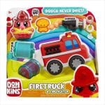 DOHKINS – FIRETRUCK AND FIREFIGHTER PLAYSET 123064EUC