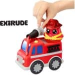DOHKINS – FIRETRUCK AND FIREFIGHTER PLAYSET 123064EUC - Image 4
