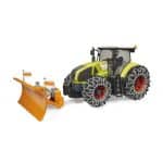BRUDER 003018 CLASS AXION 950 WITH SNOW CHAINS AND SNOWPLOW - Image 2