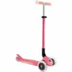 GLOBBER SCOOTER ELITE GLOW LIGHTS CORAL PINK 839-110