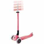 GLOBBER SCOOTER ELITE GLOW LIGHTS CORAL PINK 839-110 - Image 3