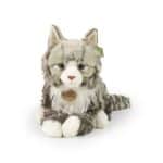 RAPPA PLUSH NORWEGIAN CAT LYING DOWN 38CM RA-220843 - Image 2