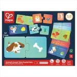 HAPE HAPPY PUZZLES WOODEN ANIMAL PUZZLE SNACK TIME E1665A