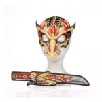 SAMURAI MASK AND LONG SWORD SET 7905