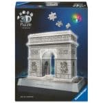 RAVENSBURGER PUZZLE 3D ICONICS ARCH OF TRIUMPH NIGHT EDITION 216 PCS 12008029