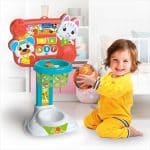BABY CLEMENTONI EDUCATIONAL TODDLER TOY MAX PLAY BASKET WITH BASKETBALL 1000-63441 - Image 3