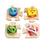 HAPE EARLY EXPLORER WOODEN PUZZLE CREATIVE PEG E0411A