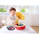 HAPE EARLY MELODIES WOODEN PHONOGRAPH TUNE TIME E0641K - Image 4