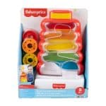 FISHER-PRICE DROP THROUGH ROCK-A-STACK BABY  TODDLER DEVELOPMENTAL ACTIVITY TOY JLB81