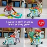 FISHER-PRICE LAUGH  LEARN 4-IN-1 SNACK CART WALKER JLM95 - Image 4