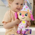 FISHER-PRICE TRAINING CUDDLE DOG PINK JMM45 - Image 3