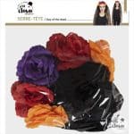 PTIT CLOWN DAY OF THE DEAD HEADBAND WITH VEIL 16108 - Image 2