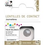 PTIT CLOWN FANTASY CONTACT LENSES - DAILY - WHITE 55332 - Image 2
