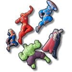CROCS JIBBITZ AVENGERS HEROES 5 PACK 10015112