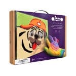 OKTO COLORING WITH CLAY SET BY NUMBERS PUG DOG 20029