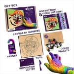 OKTO COLORING WITH CLAY SET BY NUMBERS PUG DOG 20029 - Image 3