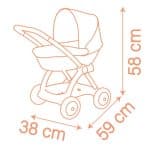 SMOBY BABY NURSE PRAM 7600254124 - Image 5