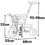 SMOBY TRICYCLE BE MOVE COMFORT PINK 7600740419 - Image 7