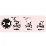 SMOBY BABY BALADE TRICYCLE PINK 7600741404 - Image 2