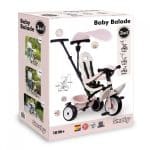 SMOBY BABY BALADE TRICYCLE PINK 7600741404 - Image 7