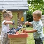 SMOBY LIFE NATURE PLAYHOUSE + WORKSHOP 7600810742 - Image 4