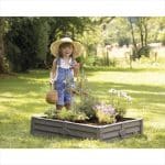SMOBY LIFE SQUARE GARDEN SANDPIT 7600850208 - Image 3
