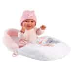 LLORENS BABY CHLOE SMILES WITH SLEEPING BAG - CRYING DOLL 38CM 63806 - Image 3