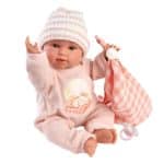 LLORENS BABY OLIVIA WITH BLANKET - CRYING DOLL WITH BABY SOUNDS 38CM 63812