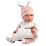 LLORENS BABY LUNA WITH CLOUD CUSHION - CRYING DOLL WITH BABY SOUNDS 45CM 74508 - Image 3