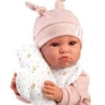 LLORENS BABY LUNA WITH CLOUD CUSHION - CRYING DOLL WITH BABY SOUNDS 45CM 74508 - Image 4