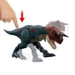 JURASSIC WORLD CHARGE N CHOMP CARNOTAURUS RUNNING ROARING DINOSAUR JKG85 - Image 3