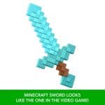 MINECRAFT DIAMOND SWORD BATTLE TOY JLJ39 - Image 3