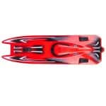 NIKKO REMOTE CONTROL BOAT HYDRO THUNDER RED 2.4GHZ 1:24 10271 - Image 3