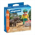 PLAYMOBIL 72025 DUO PACK - RANGER WITH RHINO